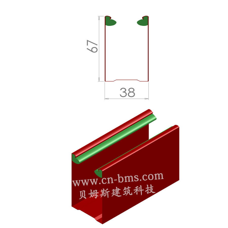 消音导槽yx67-38
