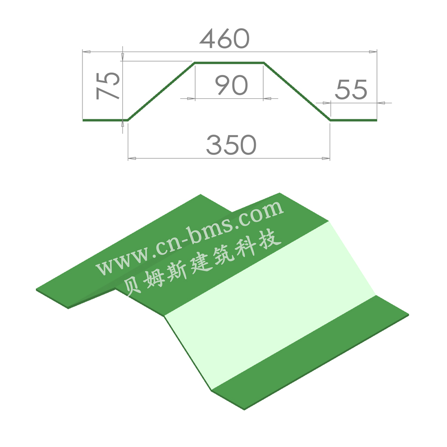阳极板yx75-460