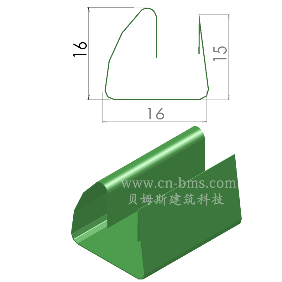 窗导轨YX16-16