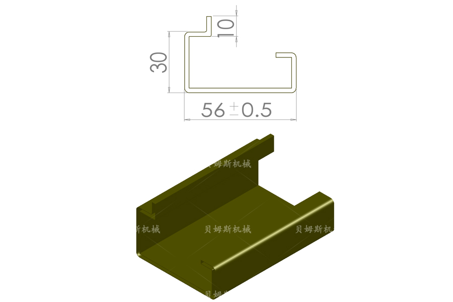 YX30-56车厢板底梁
