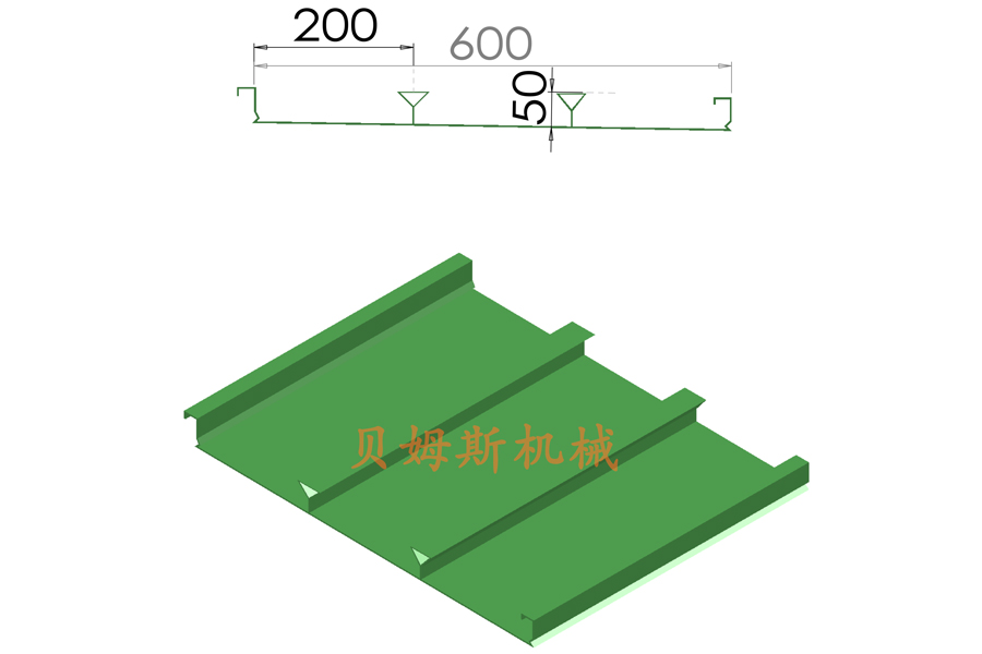 YX50-600闭口式楼承板